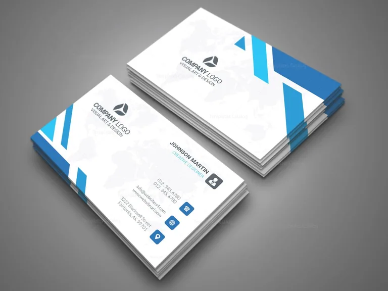 Business card printed by PrintPal